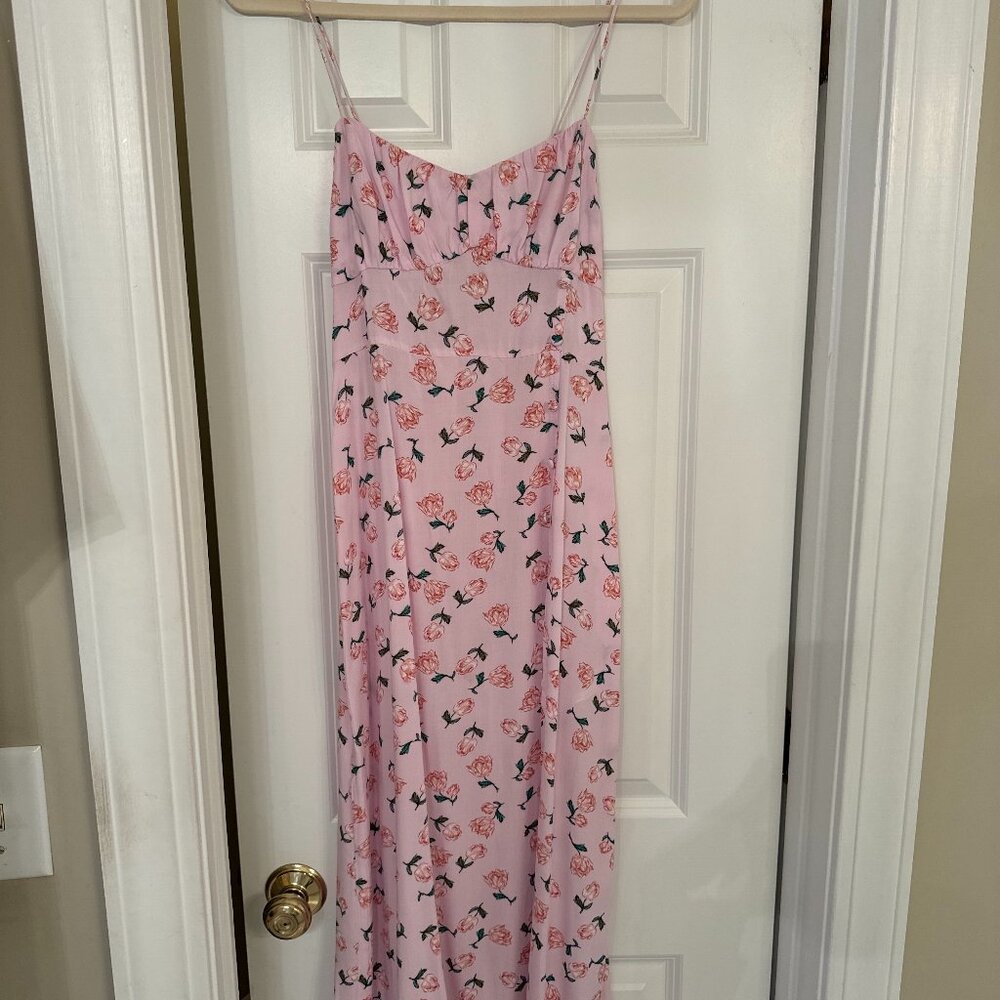 Zara Pink Floral Dress S